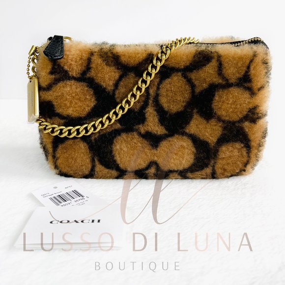 Coach Handbags - COACH Jennifer Lopez Nolita 19 in Signature Shearling NWT